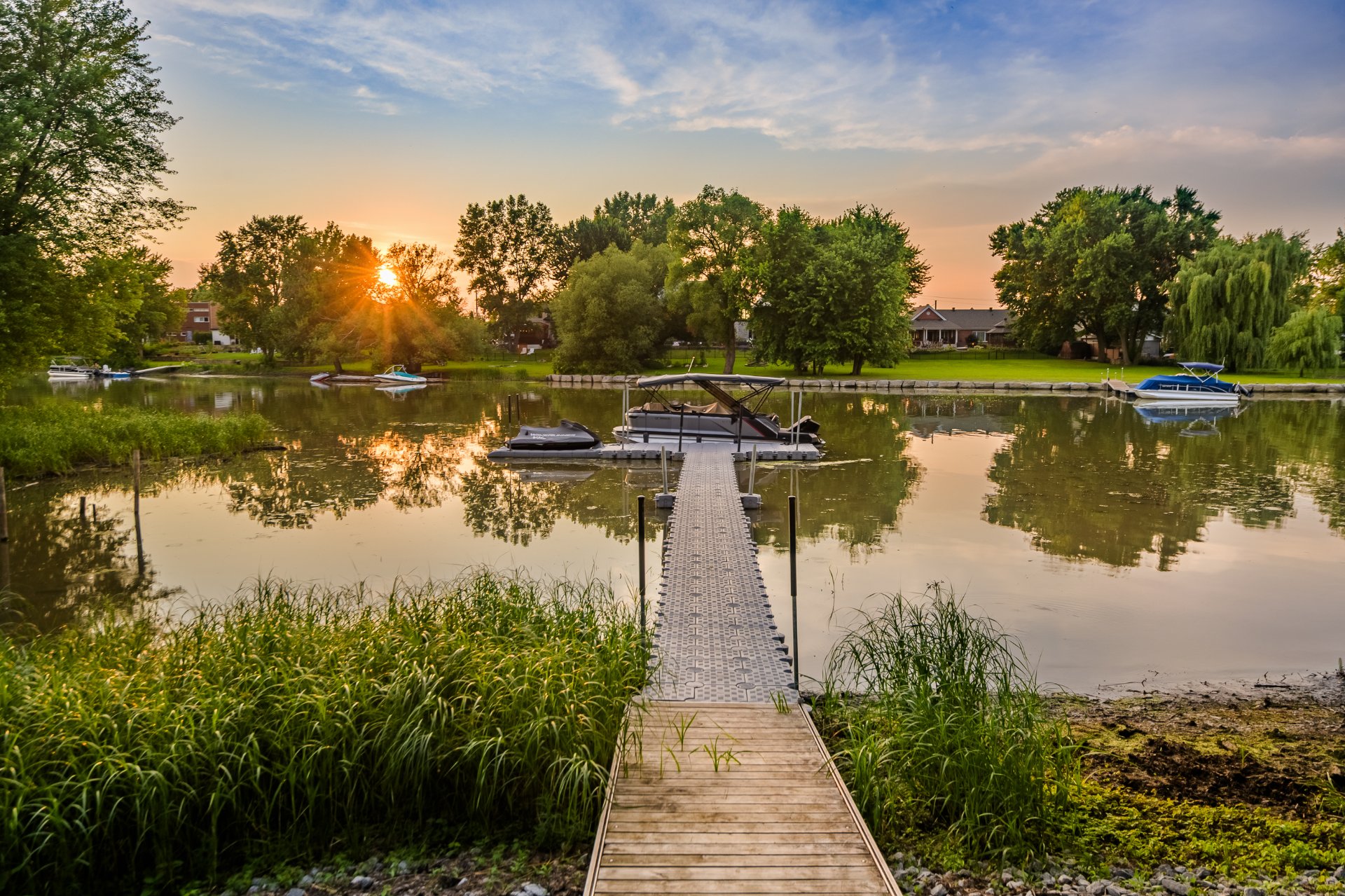 Photo - Accès au plan d'eau