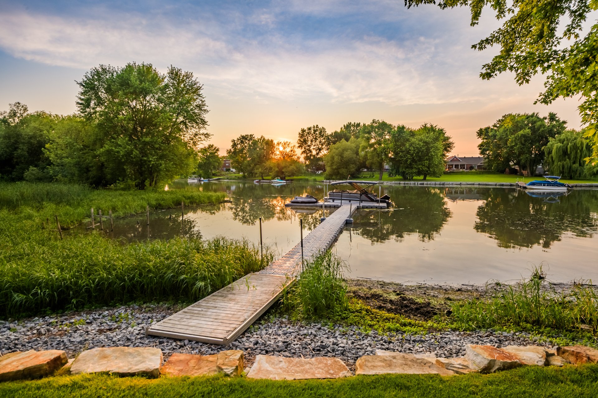 Photo - Accès au plan d'eau